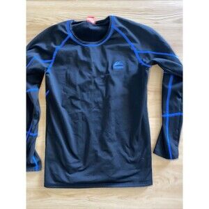 VeoBike Longsleeve 2XL Shirt Black with Blue Trim